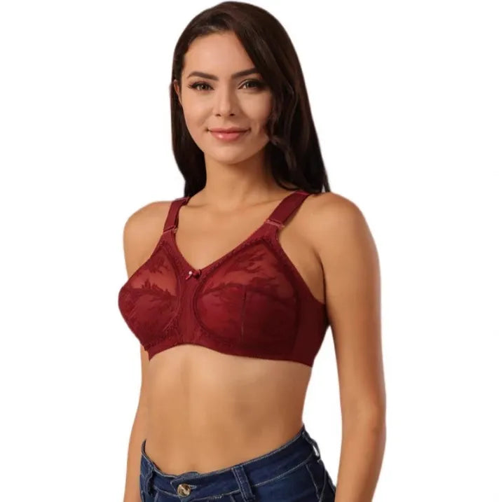 SHOPROZO Jacqueline Bra Non Wired Support Bra Women Bra Full Coverage Full Cup
