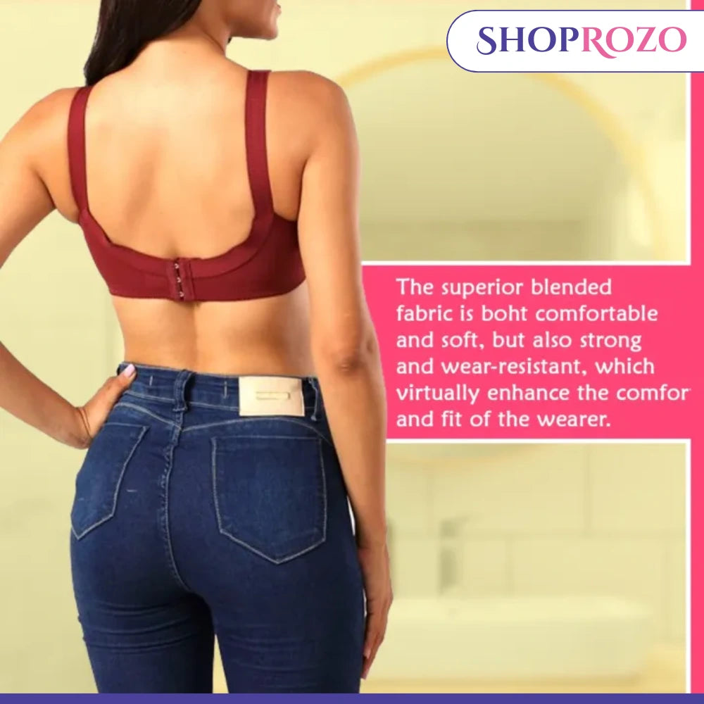 SHOPROZO Jacqueline Bra Non Wired Support Bra Women Bra Full Coverage Full Cup