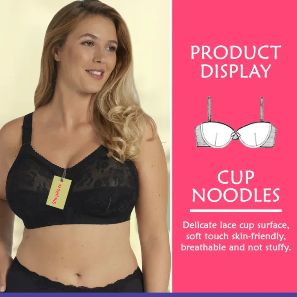 SHOPROZO Jacqueline Bra Non Wired Support Bra Women Bra Full Coverage Full Cup