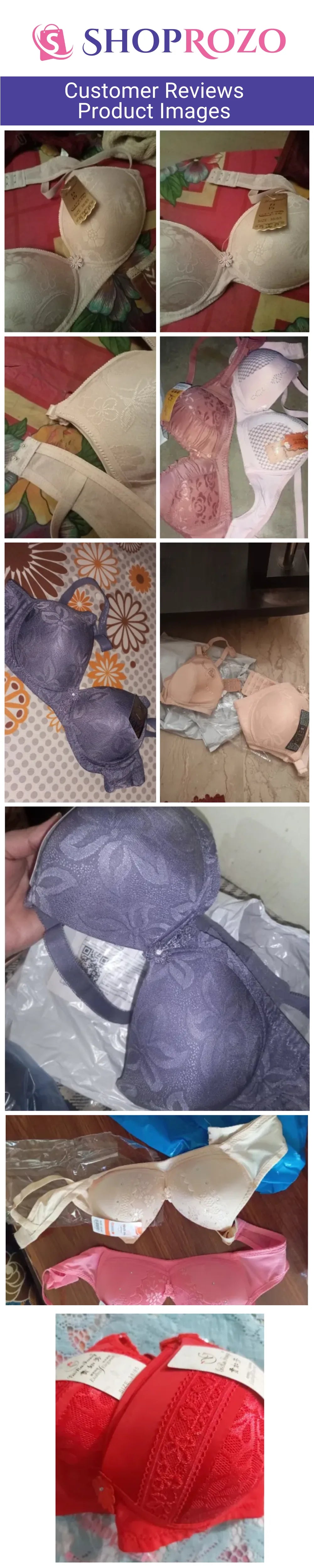 ShopRozo Bra for Women Ladies and Girls Foam Bra Random Colours and Pattern Brazier Blouse