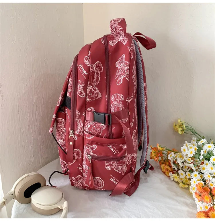 2025 School Bag For Girls College Students High school