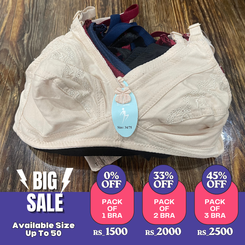 Shoprozo Jersey Bra (Regular Bra)
