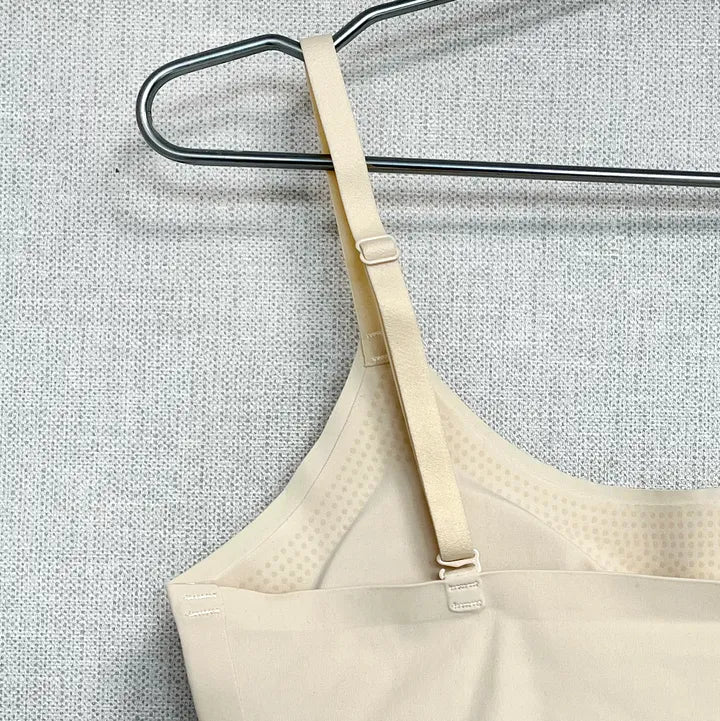 Nylon Push Up Bra for Women, Comfortable Seamless Back, Removable Pads, No Underwire