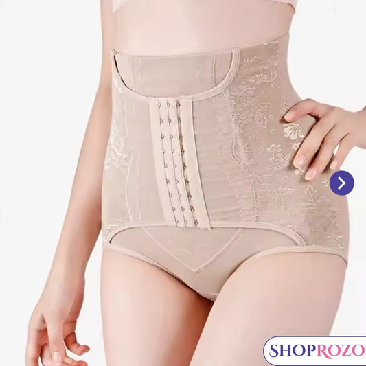 Women Body Shaper Slim Waist Trainer with Hooks Tummy Control Panties Butt Lifter Shapewear Belt Slimming Underwear Panty