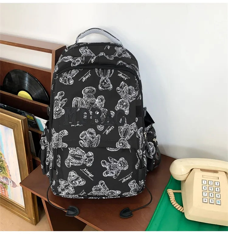 2025 School Bag For Girls College Students High school