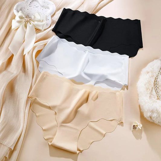 Seamless Panties Women Briefs Breathable Underwear Mid-waist Triangle Panties Women