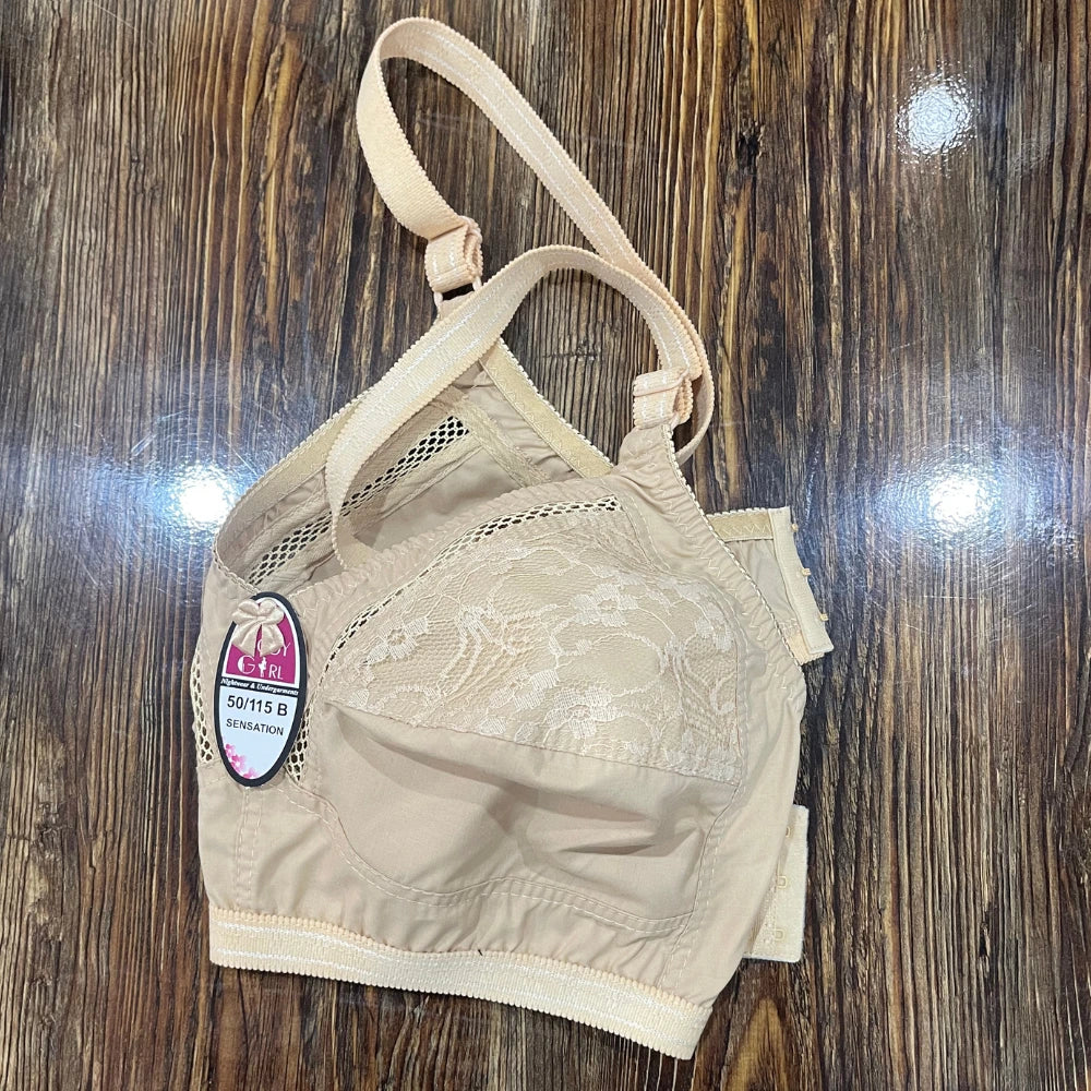 Shopping Wears Cotton Net Bra (Regular Bra)