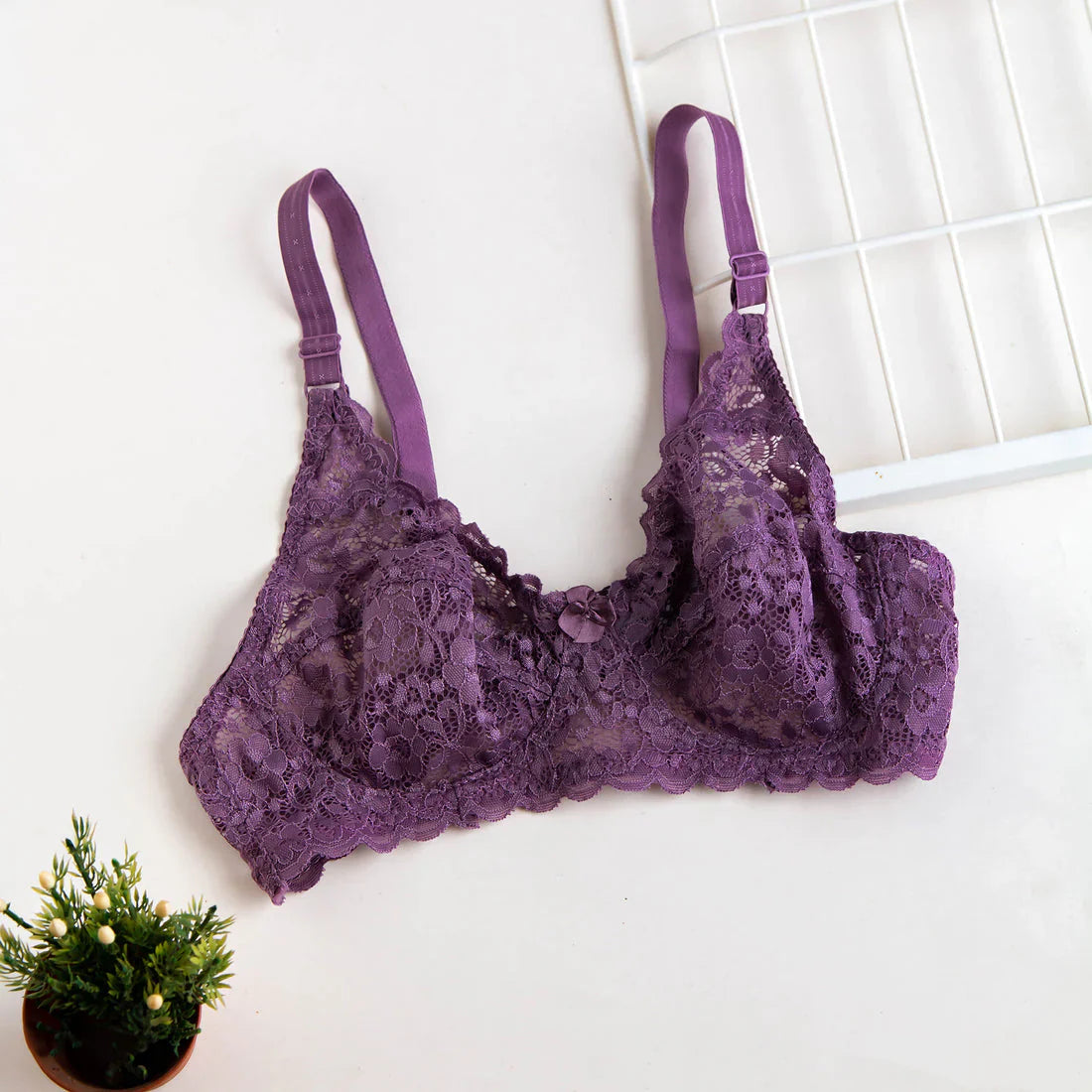 Daily wear summer net Bra ( PACK OF 4 )