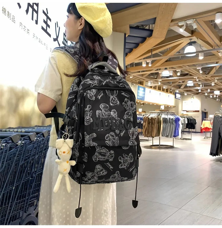 2025 School Bag For Girls College Students High school