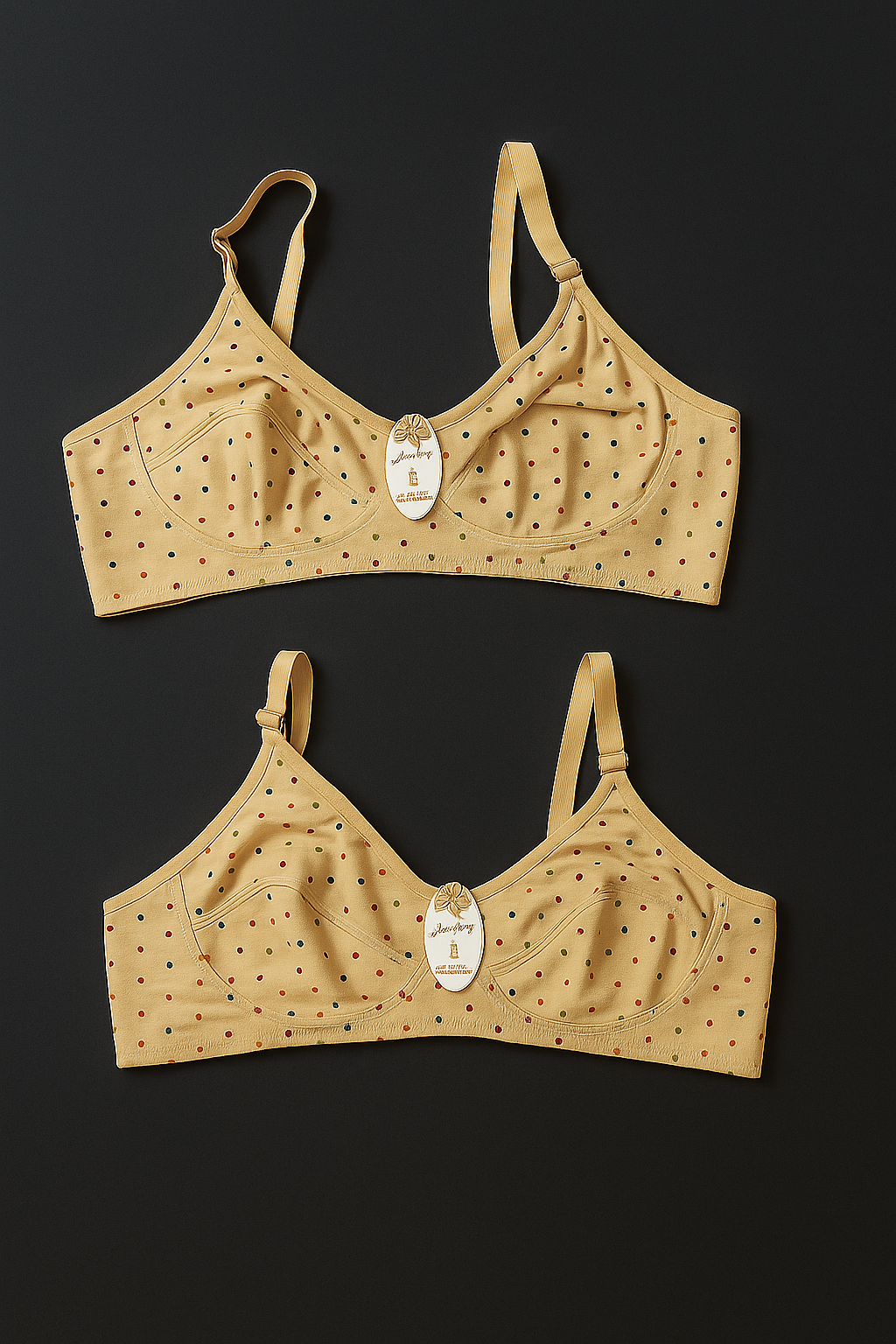 PACK OF 4 Texture Jersey Bra