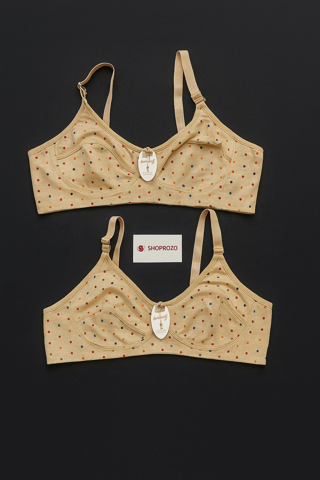 PACK OF 4 Texture Jersey Bra