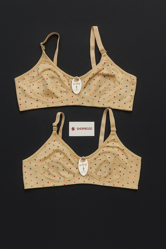 PACK OF 4 Texture Jersey Bra