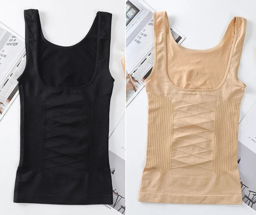 Women Fleece Body Warmer Body Inner Sleeveless Body Shaper