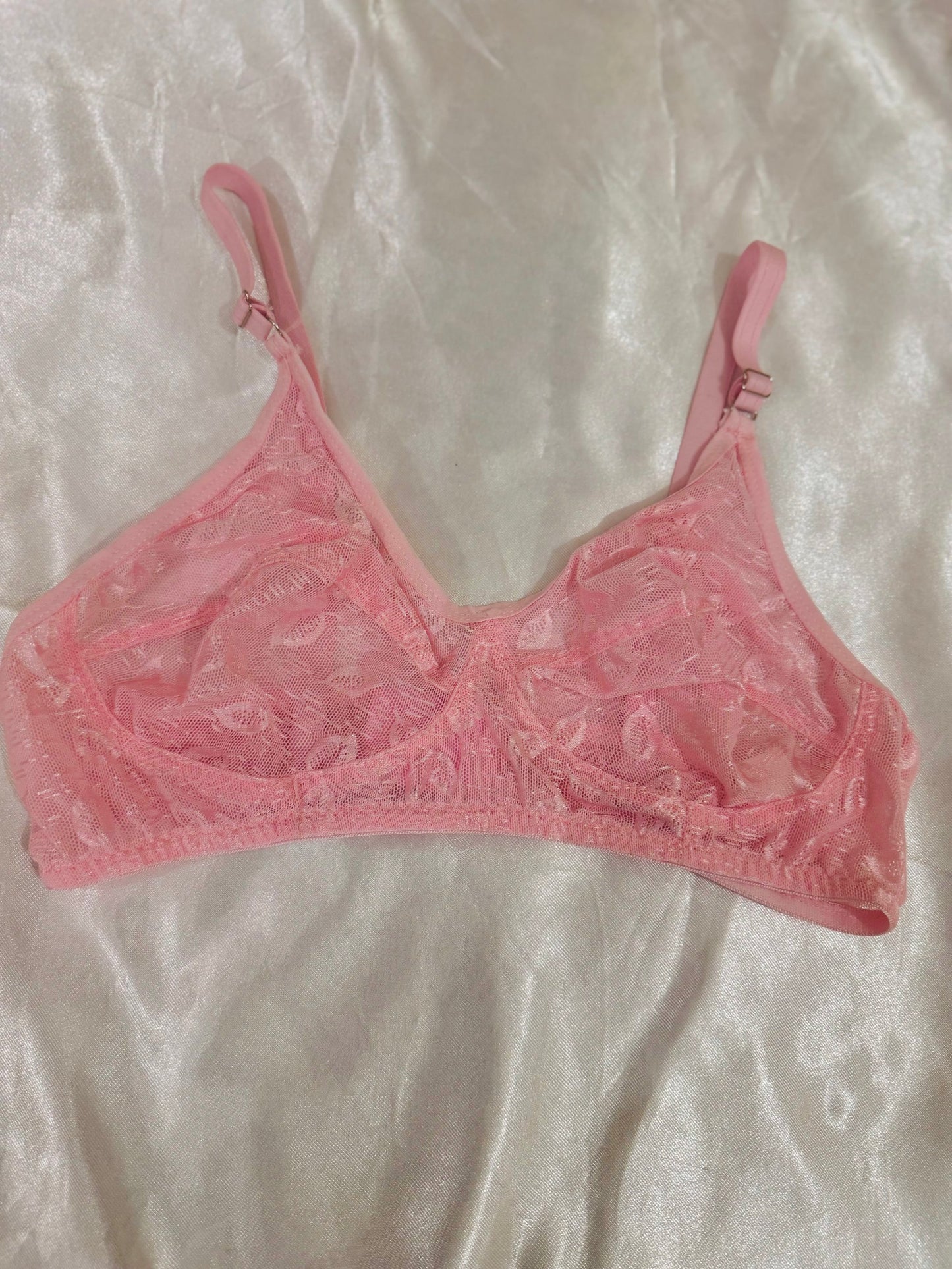 Summer Cotton Net Bra