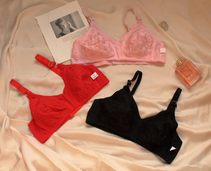 PACK OF 4 SUMMER SPECIAL COTTON BRA