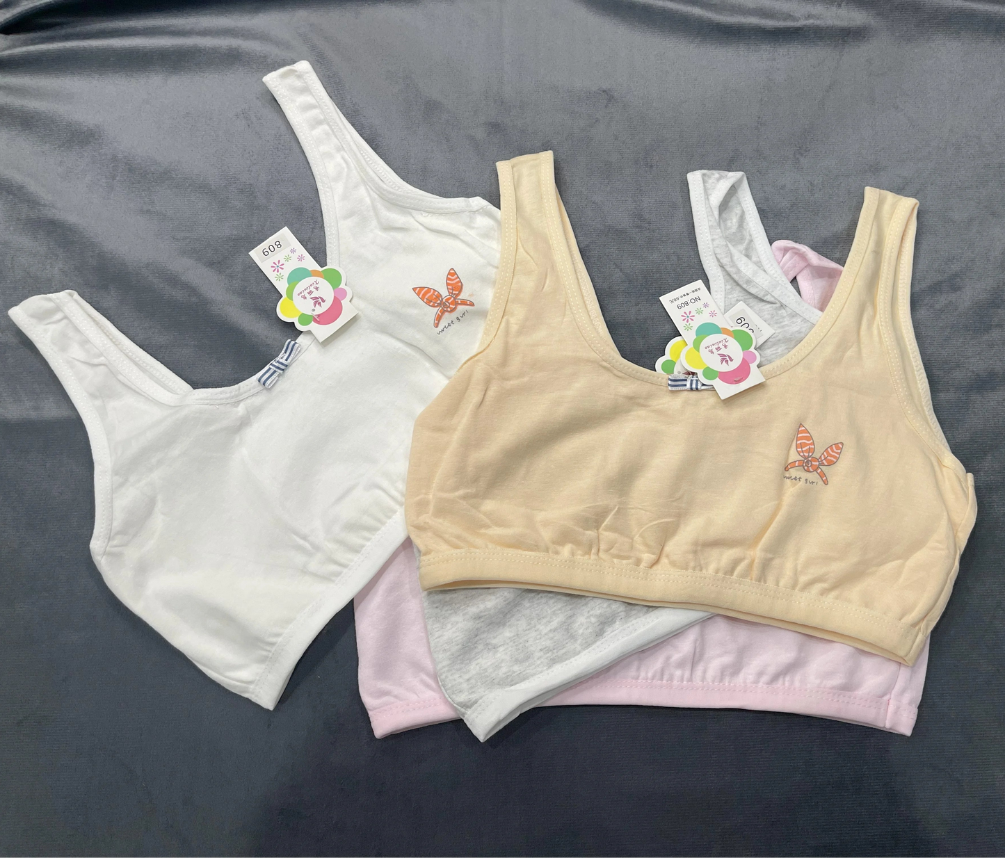 Pack Of 4 Teenage Girls Cotton Training Bra