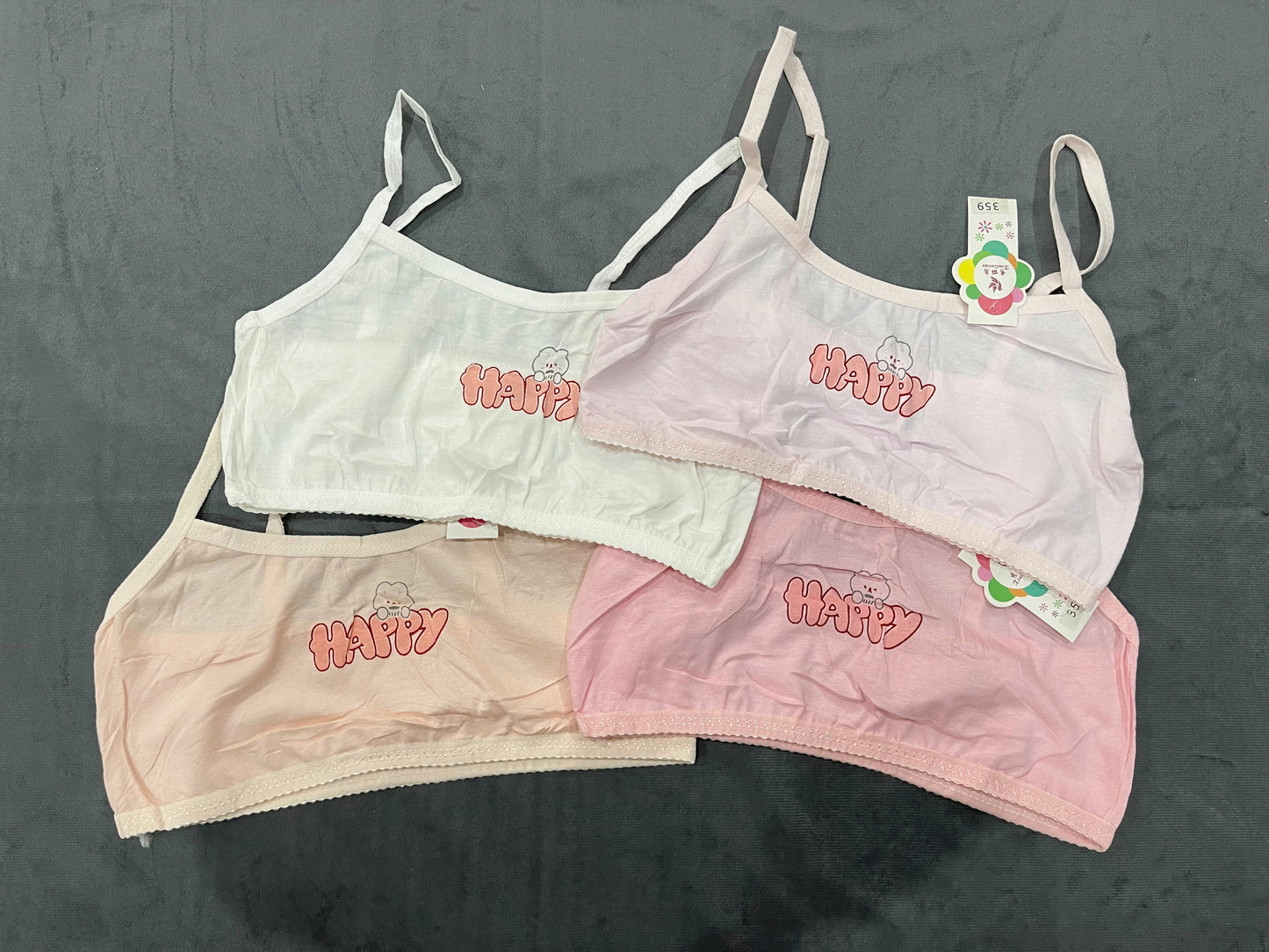 Pack Of 4 Teenage Girls Cotton Training Bra