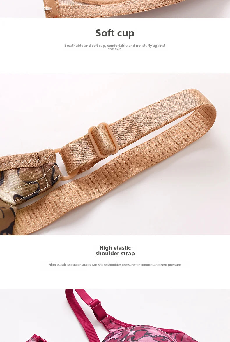 Leopard Printed Front Open Padded Bra