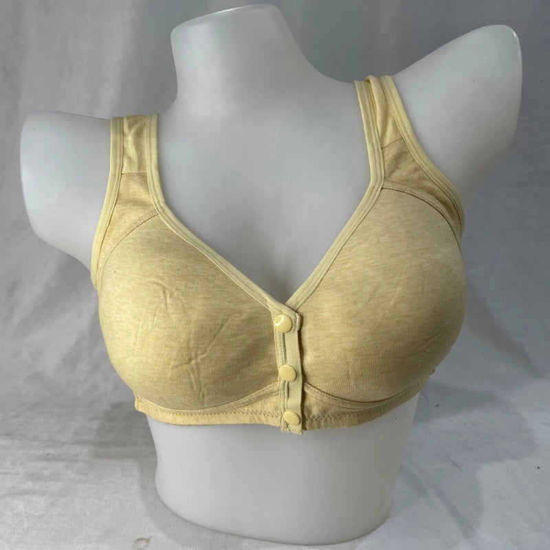 Padded Front-Open Comfort Bra – Soft, Non-Wired, Easy Wearing