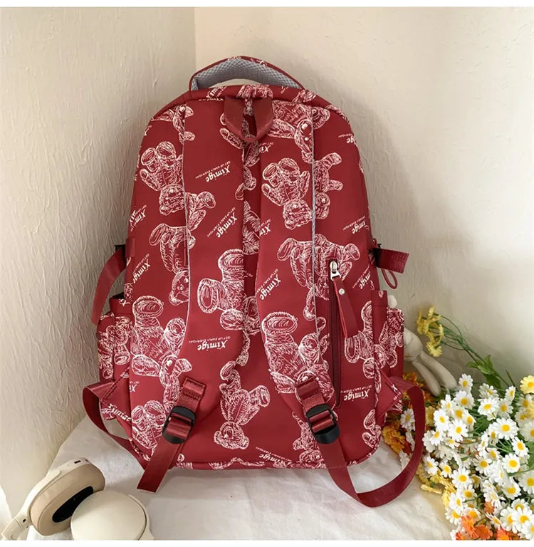 2025 School Bag For Girls College Students High school