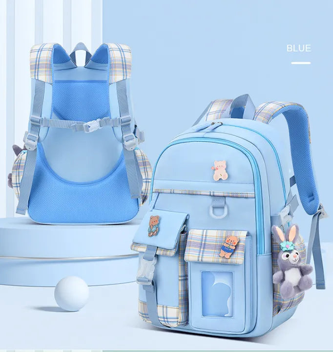 Cute Women Backpacks Multi-Pocket School Backpack for Student